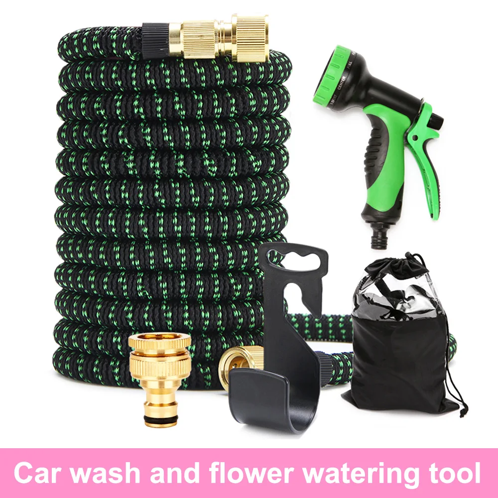 

Household High-Pressure Nozzle Water Gun Set Portable Watering Tool Telescopic Water Pipe Set Car Washing And Cleaning Tool