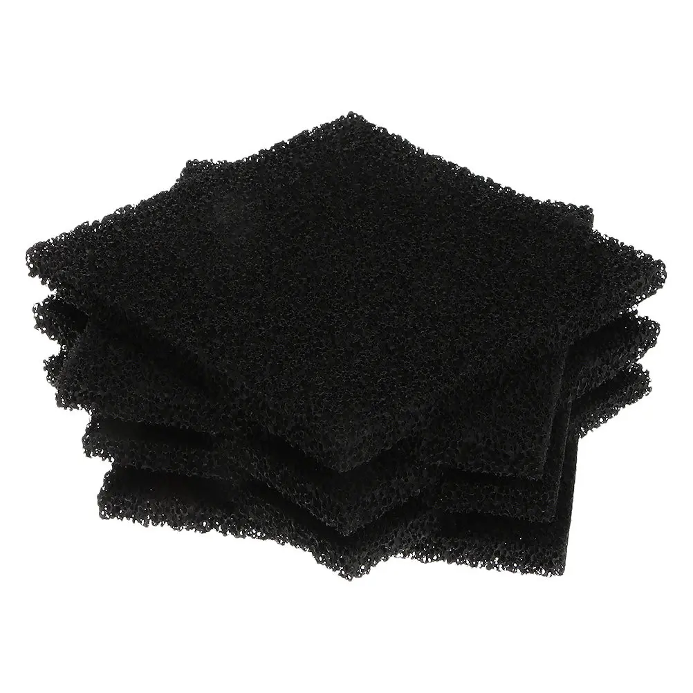 6Pcs Strong Adsorbing Activated Carbon Filter Pads for Kitchen Trash Can Odor Elimination Garbage Bin Compost Filter Deodorizer