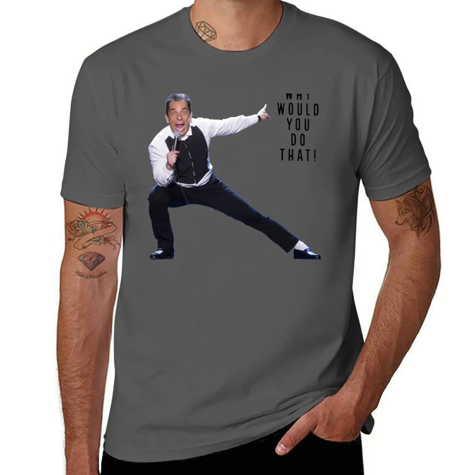 Sebastian Maniscalco - Why Would You Do That! T-Shirt plus size tops plus sizes T-shirt men