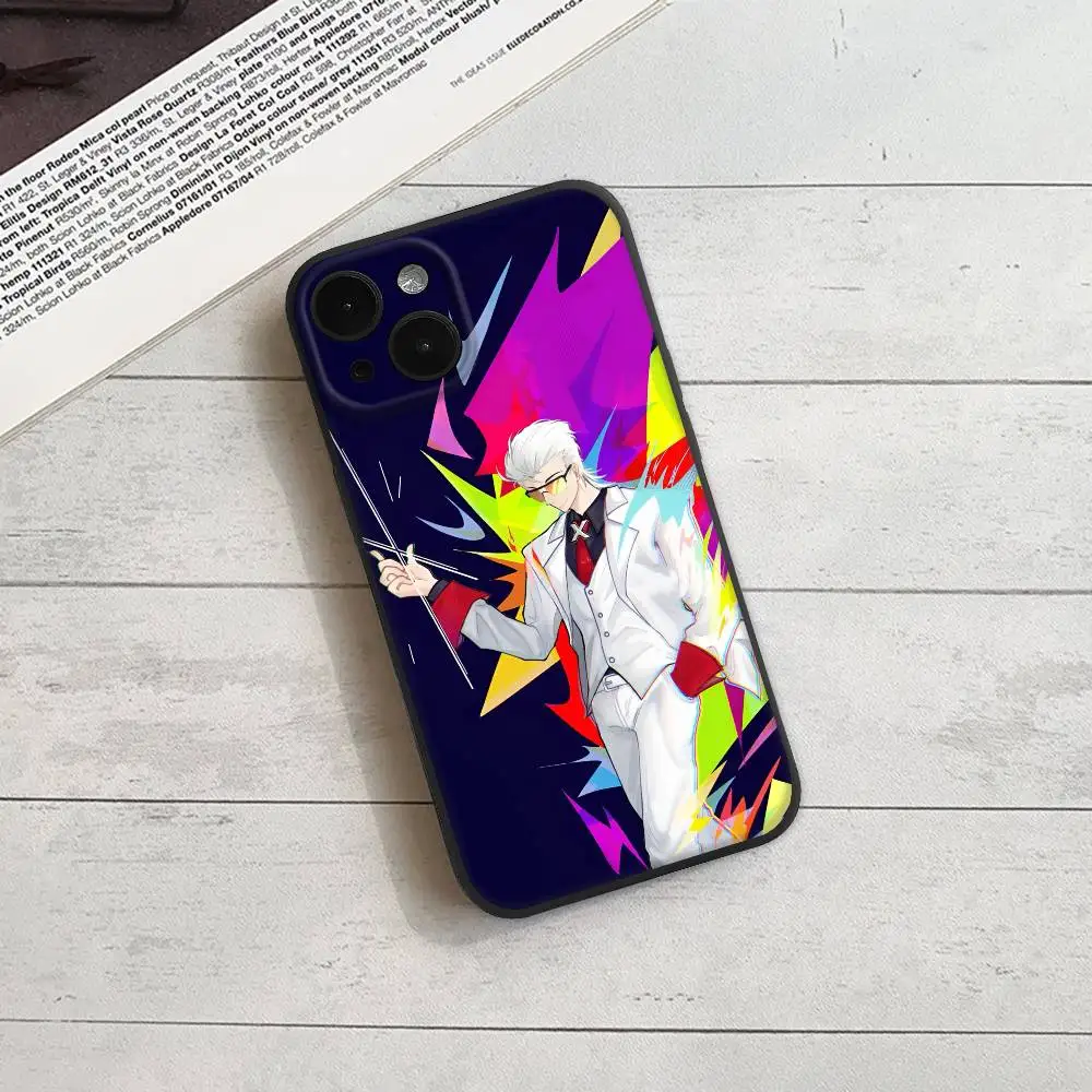 حافظة هاتف للرسوم المتحركة الصينية To Be Hero X لهاتف Apple iPhone 16,15,14,13,12,11,Pro,Max,Mini Wave Oil Back حافظة هاتف قصيرة