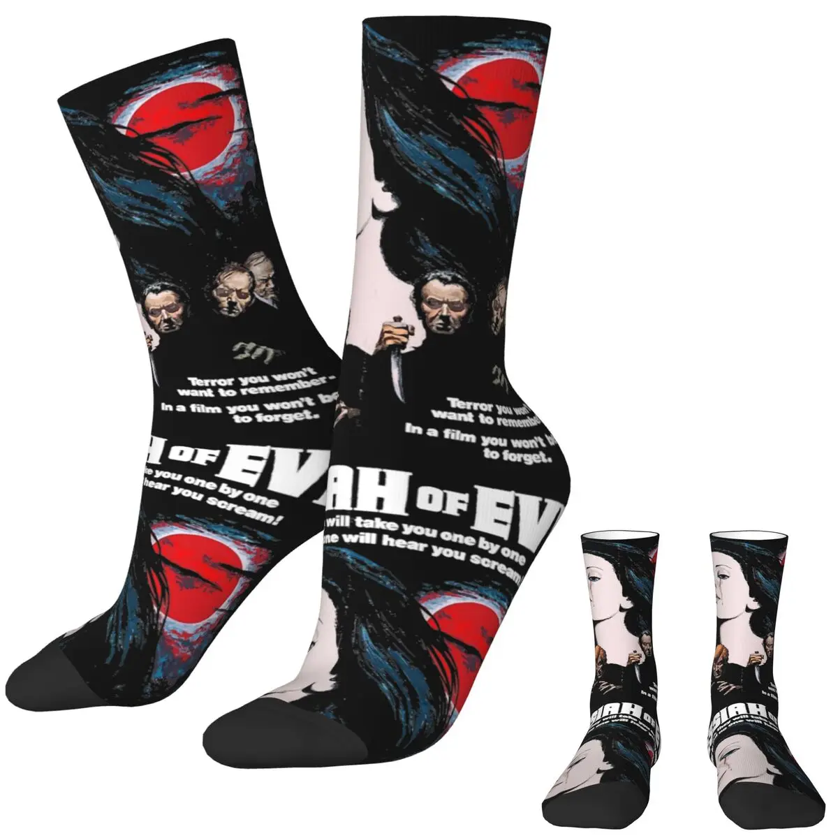 Messiah Of Evil Socks Horror Movie Fashion Stockings Couple Soft Cycling Socks Winter Graphic Anti Skid Socks