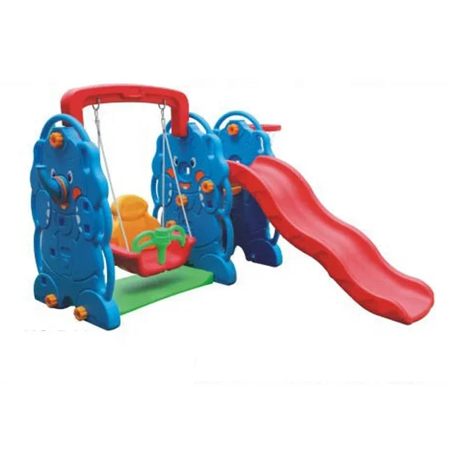 Multi-Player Thousand Autumn Slide Toys  Outdoor Children's Little Elephant Double Slide   Swing   Slip and Slide