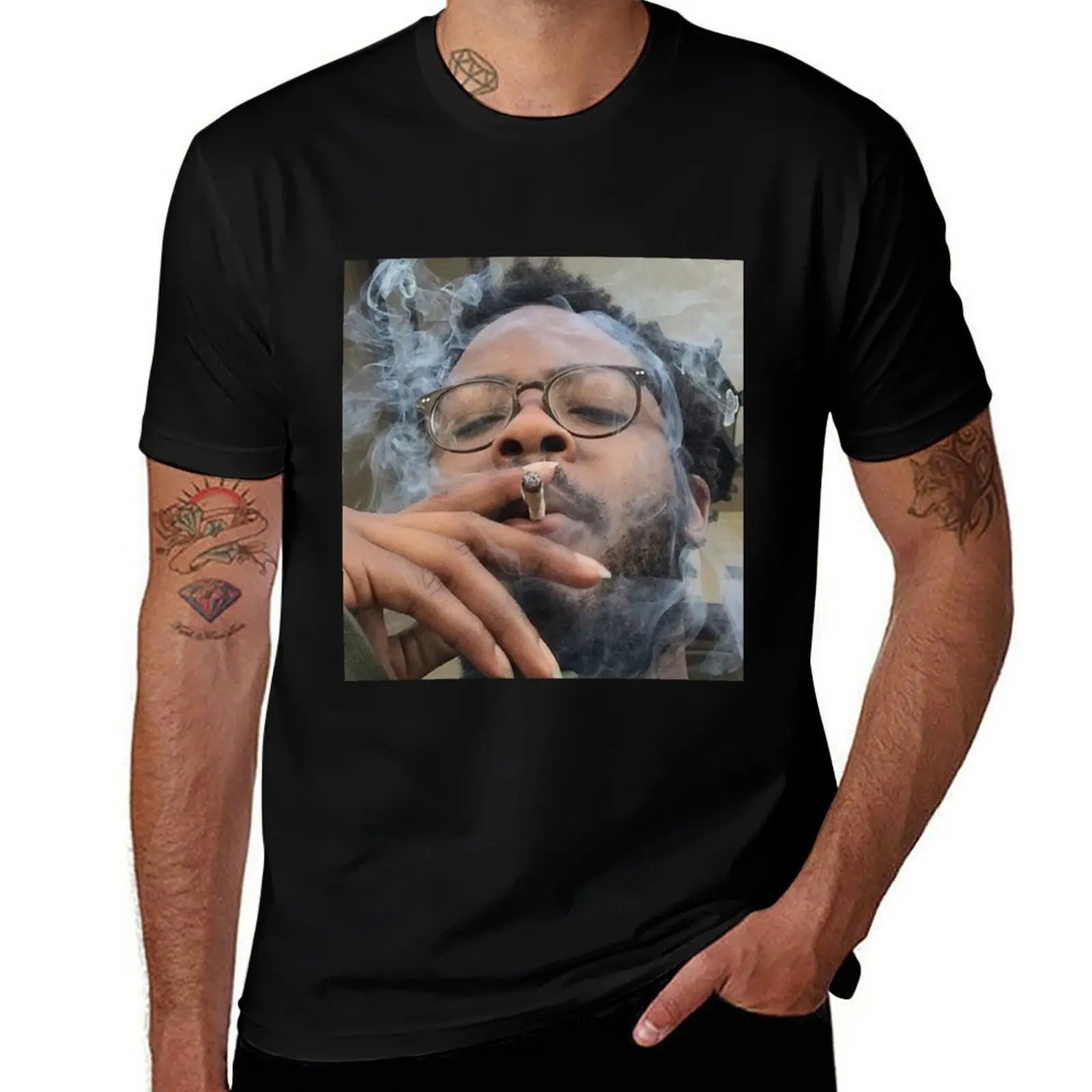 T-shirt décontracté à manches courtes pour Noël, motifs KNOWLEDGE, KNXWLEDGE, RAP, HIP HOP, JAZZ, MUSIC, PRODUCER, WEED, SMOKE