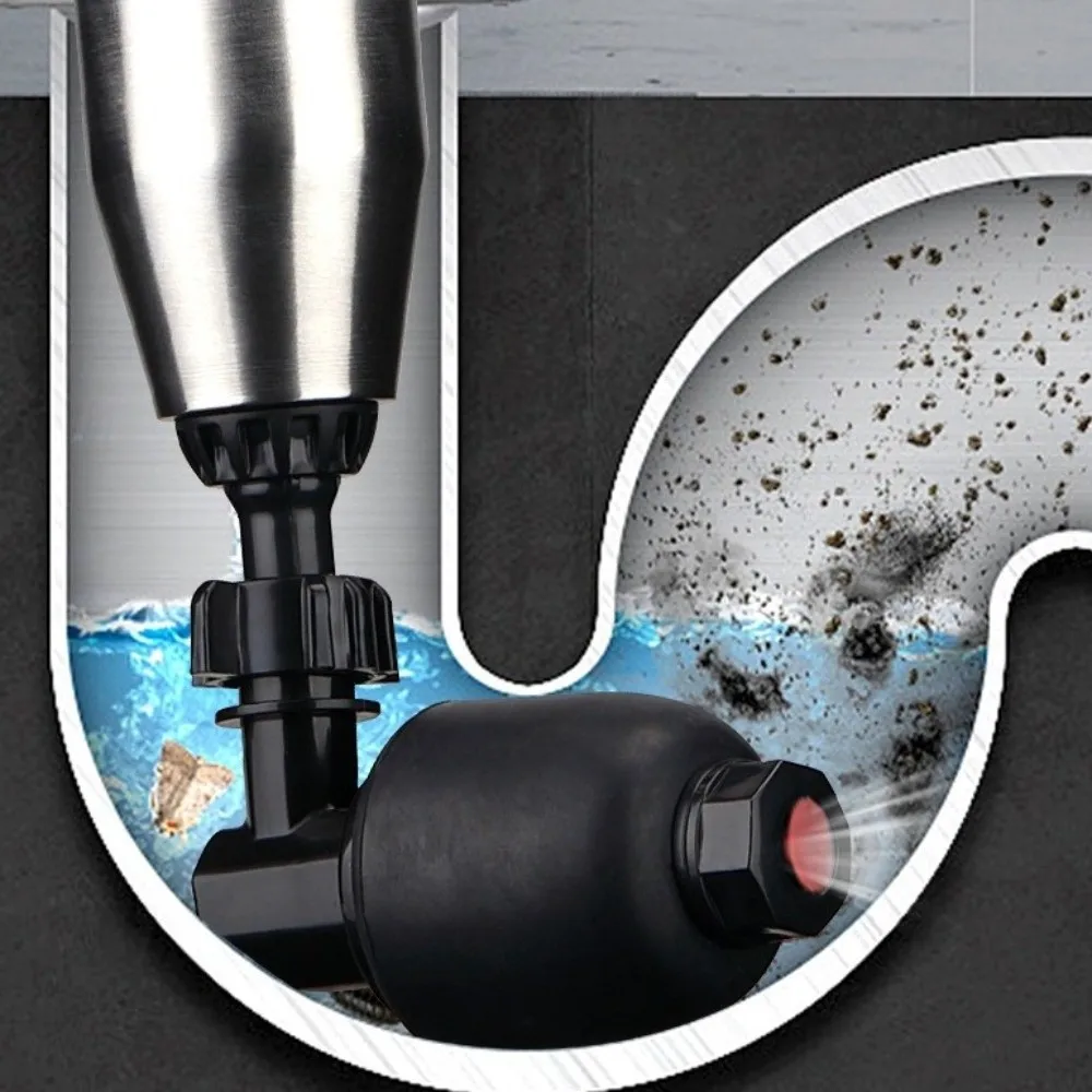 

Plastic Toilet Unclogger Anti-splash Professional Sewer Pipe Unblocker Clog Removal Multifunctional High Pressure Drain Plunger