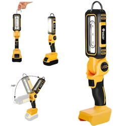 Electric Goddess Cordless Lighting Light Portable Flashlight Outdoor LED Camping Light Power Tool For Dewalt 20V Battery ﻿