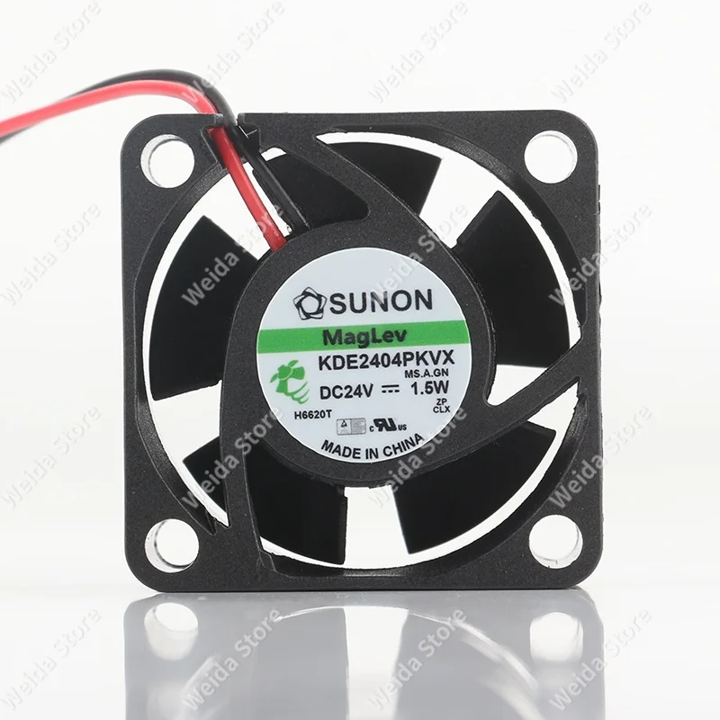 SUNON High-performance KDE2404PKVX 4020 40X40X20MM 5V 12V 48V 4CM Two-wire Fan for Heat Dissipation DC 24V 1.5W