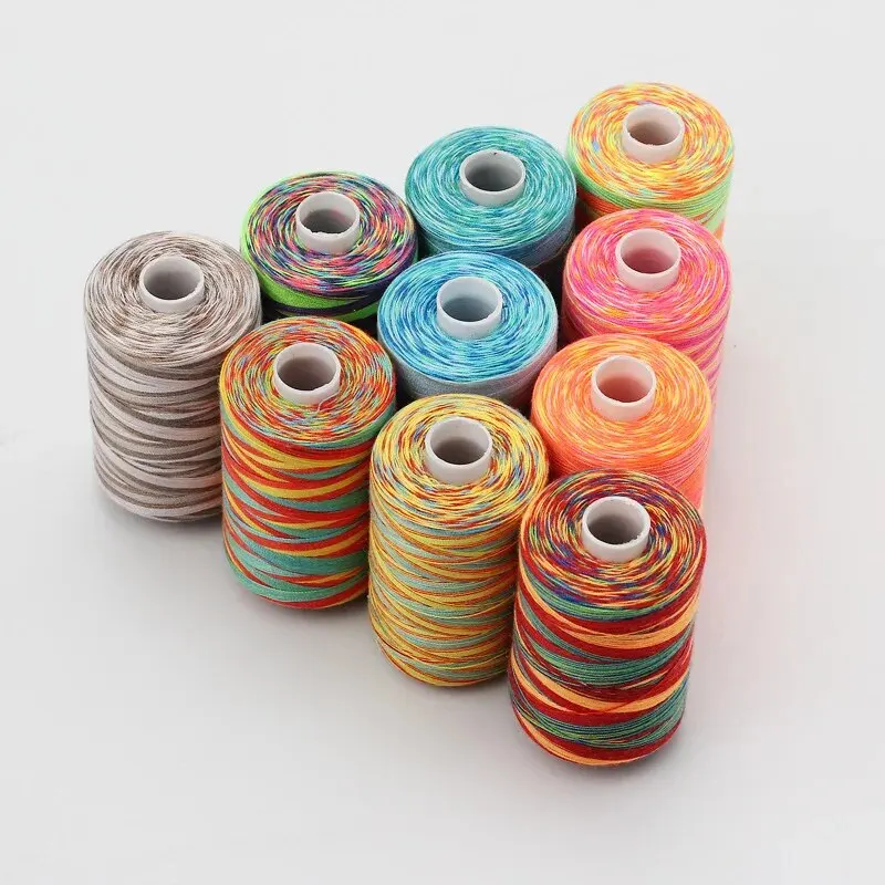 10pcs/Box 1000yard Sewing Thread Polyester Threads For Sewing Needlework Quilting Overlock Embroidery Hand Repair Thread