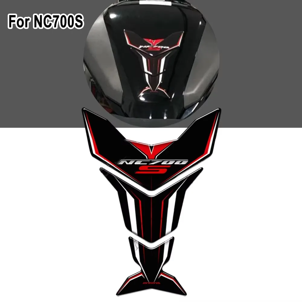 Motorcycle Protector Tank Pad Fuel Oil Knee Stickers Windshield Windscreen Helmet Decals For Honda NC700S NC 700 S