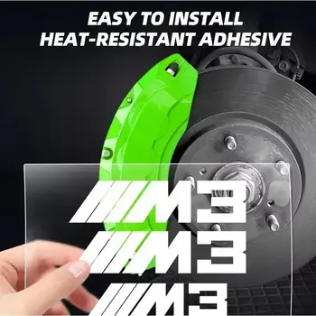 適用於BMW M Performance M3 M5 M6 F01 F20 F10 F13 X5 F11 G20 X3 X1 的 4 件組汽車煞車卡鉗個人化貼紙 8 最佳銷售 m貼紙 - №7