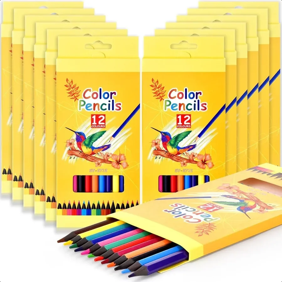 

Colored Pencils Bulk144 Count Colored Pencils for 12 Packs 12 Colors Back to School plies For Teachers Back to School plies Cla