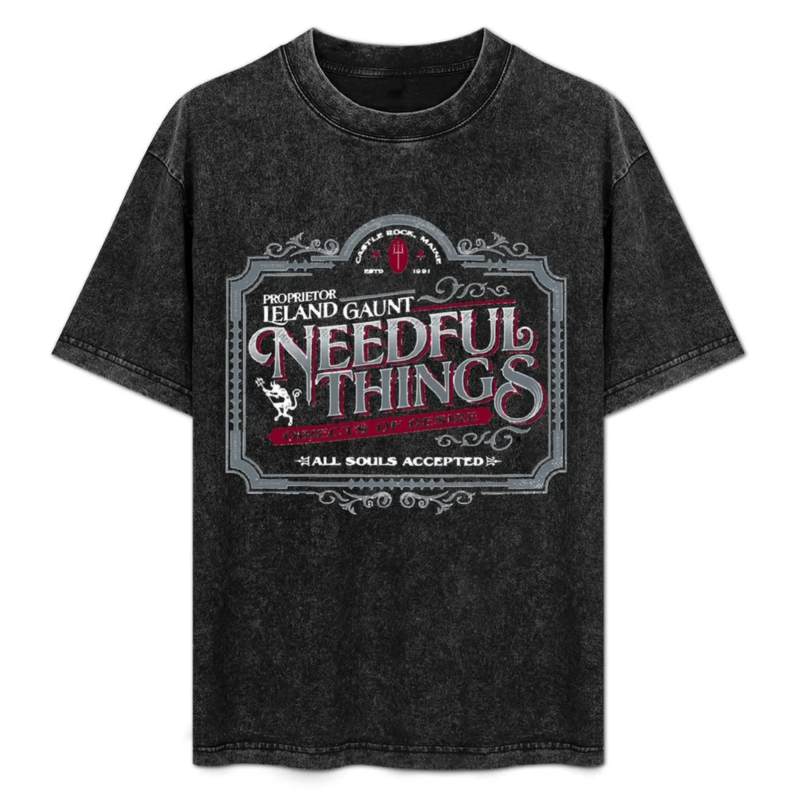Needful Things T-Shirt Lightweight Sport Basic T-Shirt