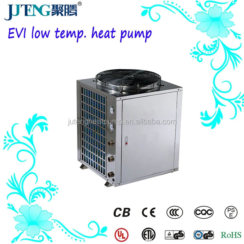 YUNYI EVI low temp heat pump Juteng air to water heater machine stainless steel 18kw