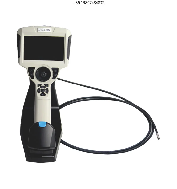 Endoscope With 5-Inch Lcd Display Screen Dual Lens Handheld 6.2mm Industrial