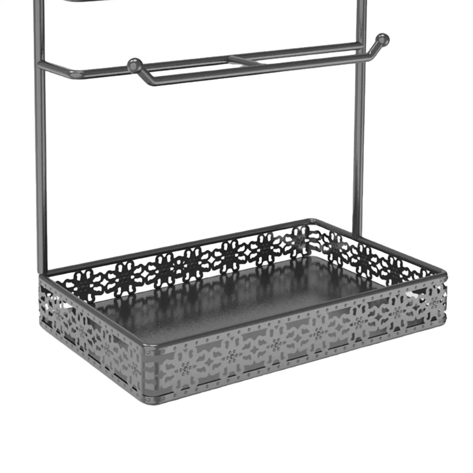 Soporte de joyería multiusos, Base estable de Metal, elegante, multicapa, para escaparate, tienda de escritorio, anillos de tocador para el hogar