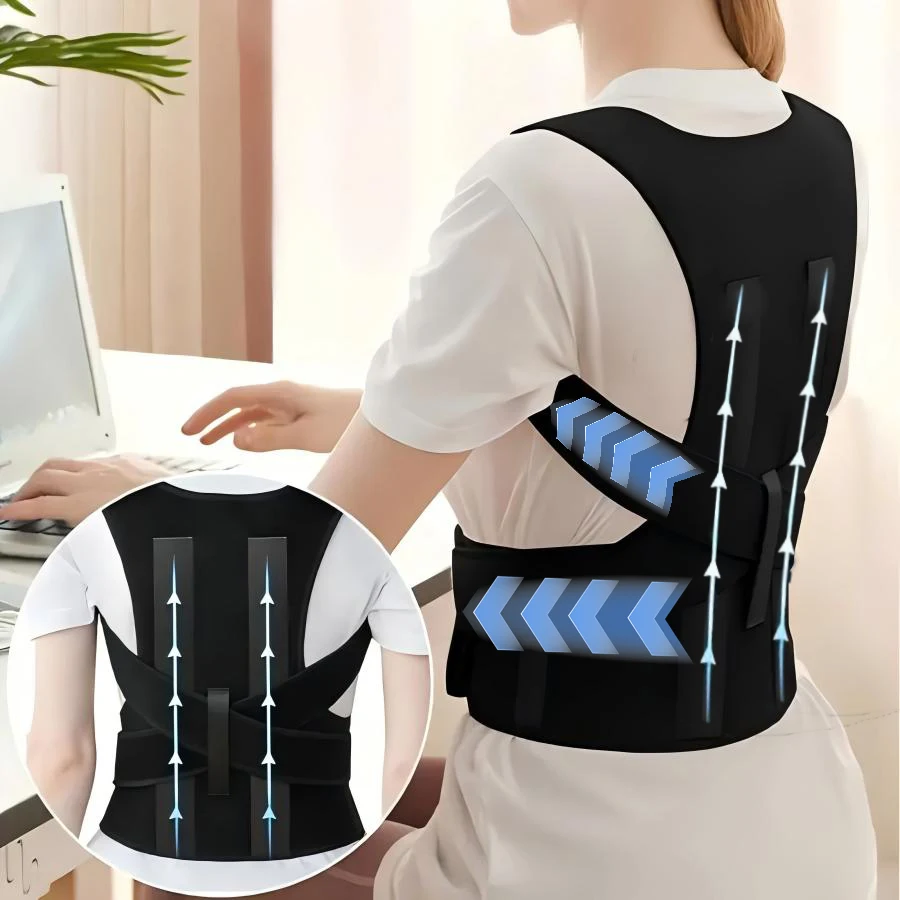 

Brace Posture Corrector for Men and Women Adjustable Posture Brace for Back,Shoulders,Hunchback Scoliosis Correction