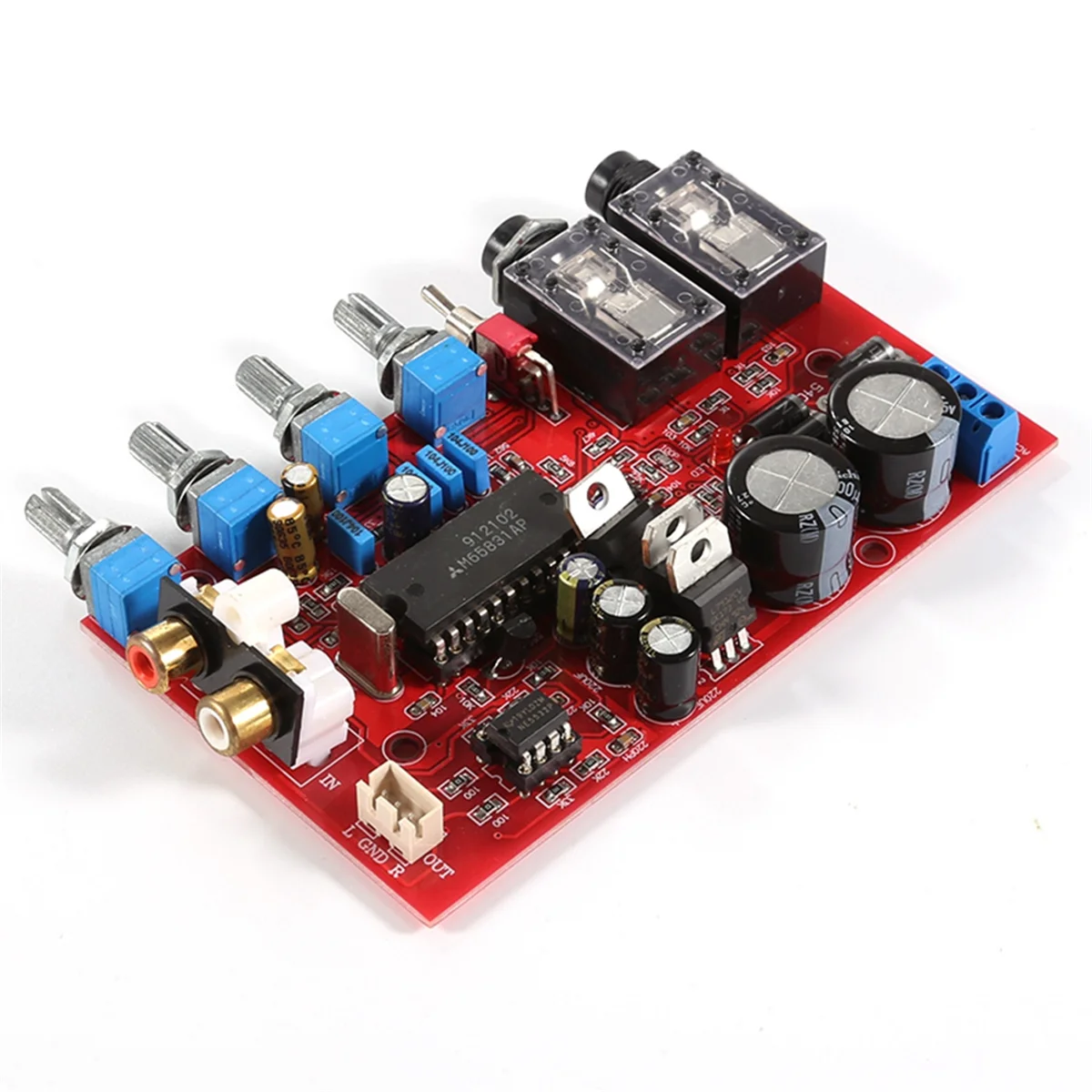 AP-YJ0026-OK 프리앰프 보드 2X3300UF 필터