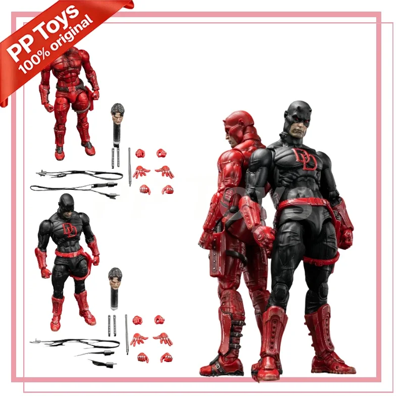

In Stock FlefToys Daredevil Red Shadowland Reborn Black 8-Inch Action Figure Devil Defenders Matt Murdock Legends