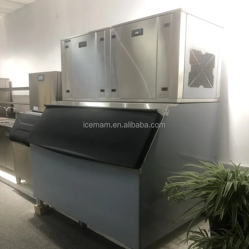 

Good price Ice maker machine Commercial hot sale 1000kg Cube Ice Making Machine with air cooling/water cooling from China