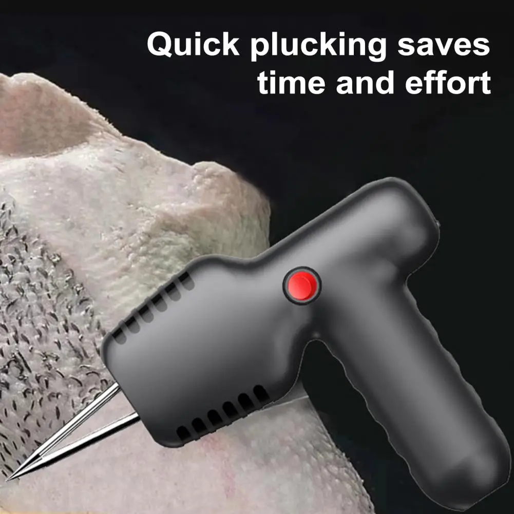 Electric Poultry Plucker Rechargeable Stainless Steel Cone Head Adjustable Waterproof Feather Plucking Machine for Chicken Duck