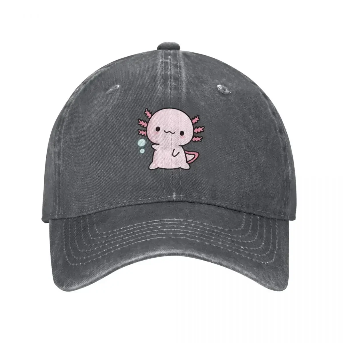 Cute Axolotl Salute Baseball Cap Horse Hat Tea Hat Luxury Cap Wild Ball Hat Women's Beach Outlet 2026 Men's