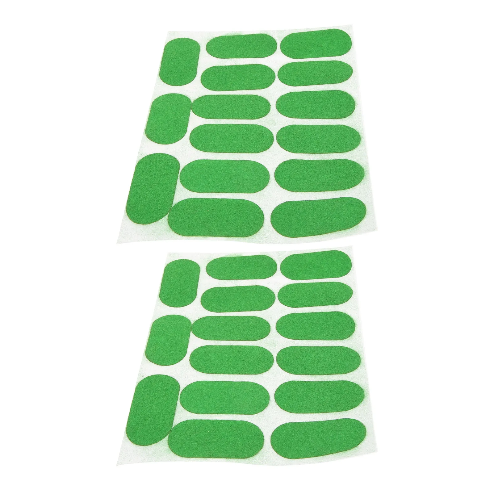 

2 Sheets Green Pool Table Marker Spots Repair Stickers 1.97x0.98 Inch Seamless Billiard Cloth Patch for Snooker Pool Table Felt