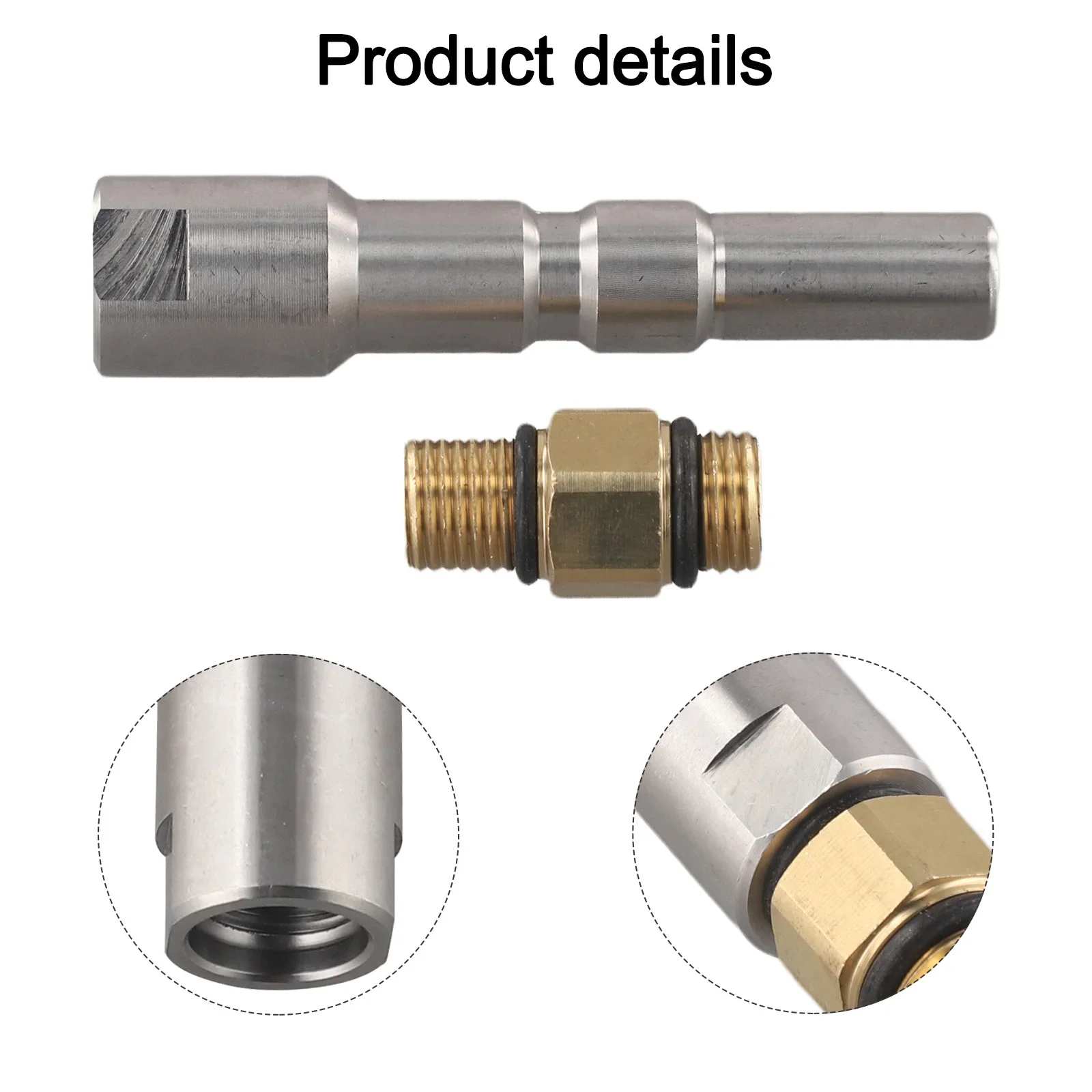 Lightweight Foam Pot Connector Portable Quick Connect Replacement Stainless Steel Washer Water Pump 200bar-2900PSI Assembly