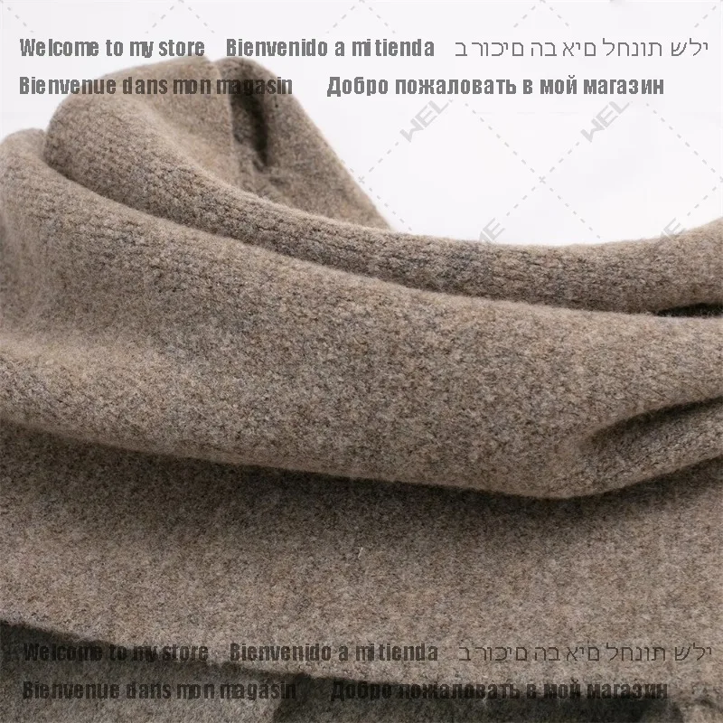 Winter New Product Women's Fashion and Casual 100 Pairs Scarf Short Knitted Coat Coat