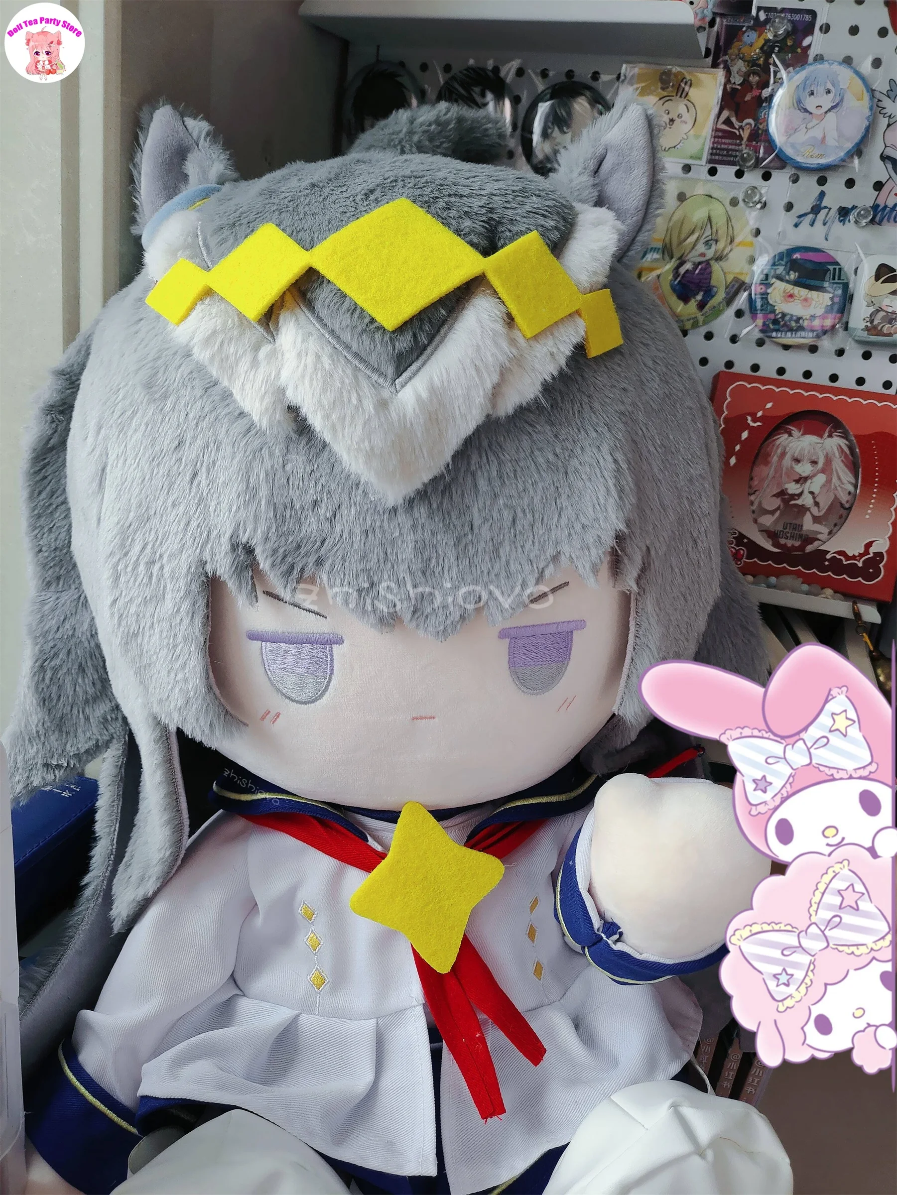 Oguri Cap Umamusume: Pretty Derby 40CM Sitting Posture Cotton Doll Game Plushie Mascot Birthday Gift Cosplay Cute Plush Toys