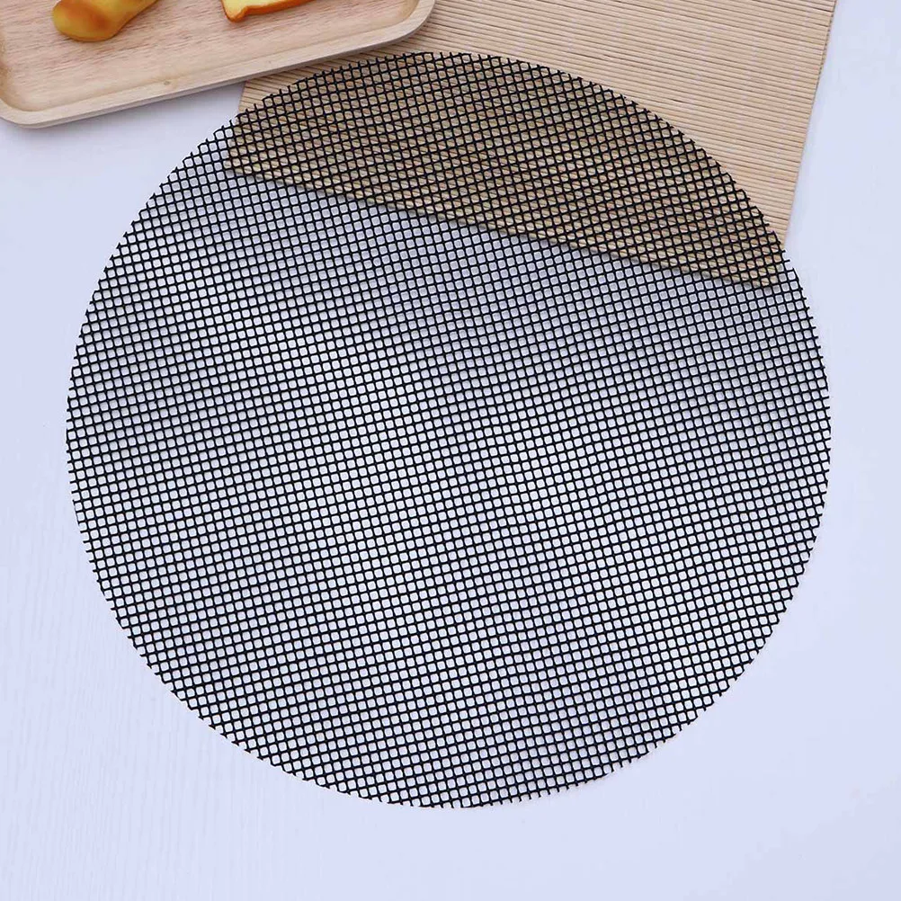 2Pcs Non-Stick Baking Mats Fiberglass Fabric Sheets Gridding Oven Pads for Home Use High Temperature Resistant Bbq Grill Mat