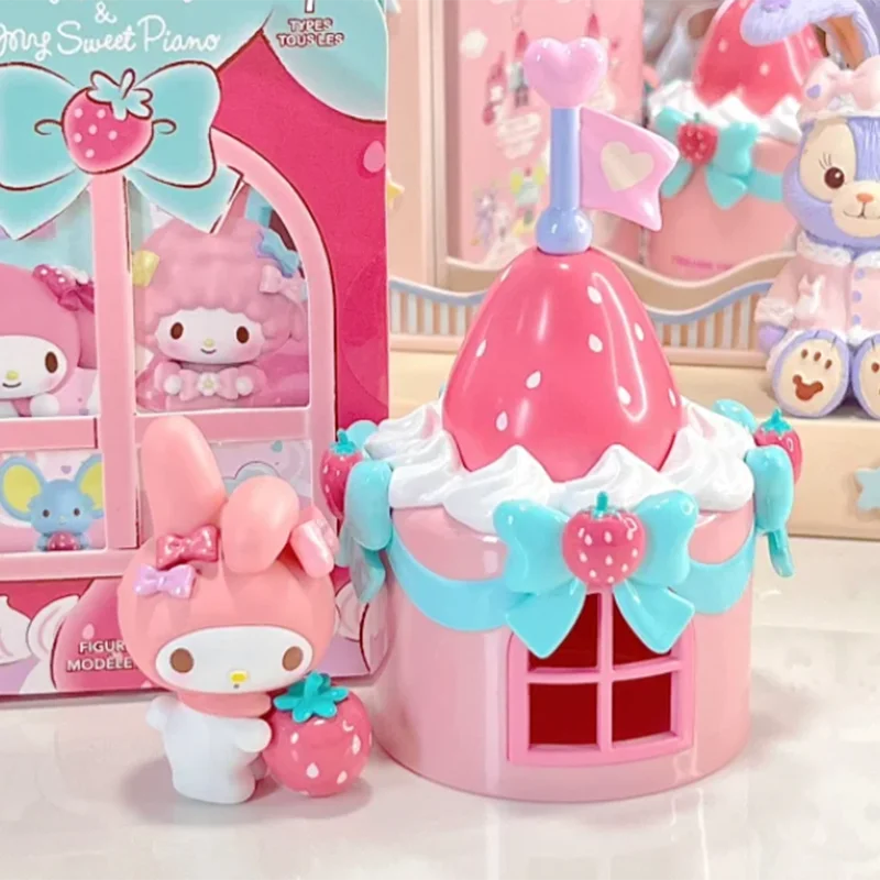 MINISO My Melody Sweet Piano home series blind box girl gifts, tabletop ornaments, suitable for gifts to friends