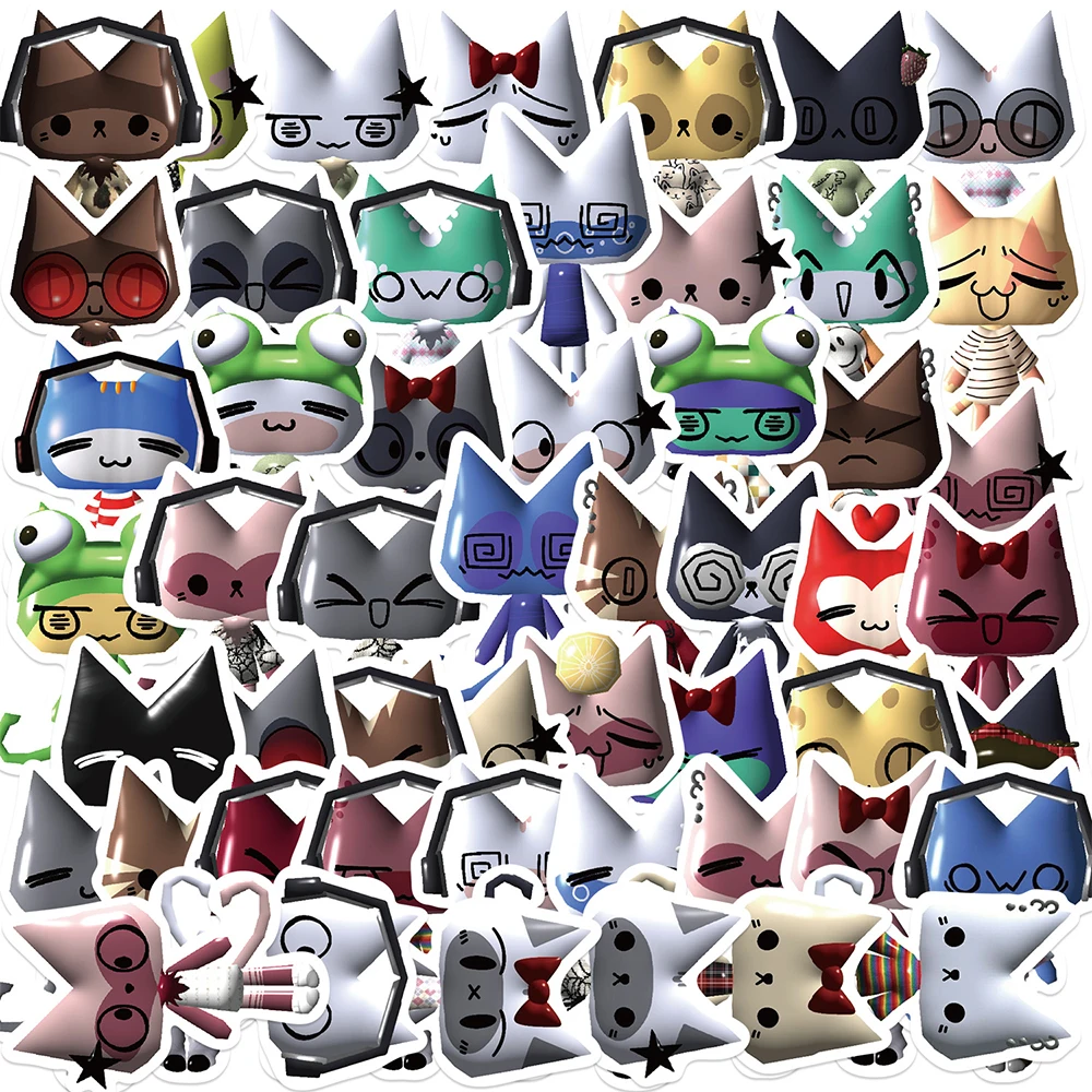 10/30/50PCS Cartoon Toro Inoue Cat Stickers Kawaii Suitcase Skateboard Graffiti Laptop Guitar Cartoon Stickers Vinyl Decals Toys