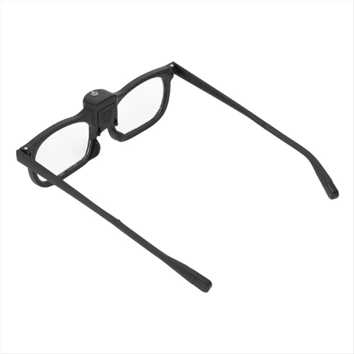 AA83 2 LED Lamps Glasses Type Magnifying Glasses Metal Coated Plastic Legs Seniors Illuminated Presbyopia Glasses Reading