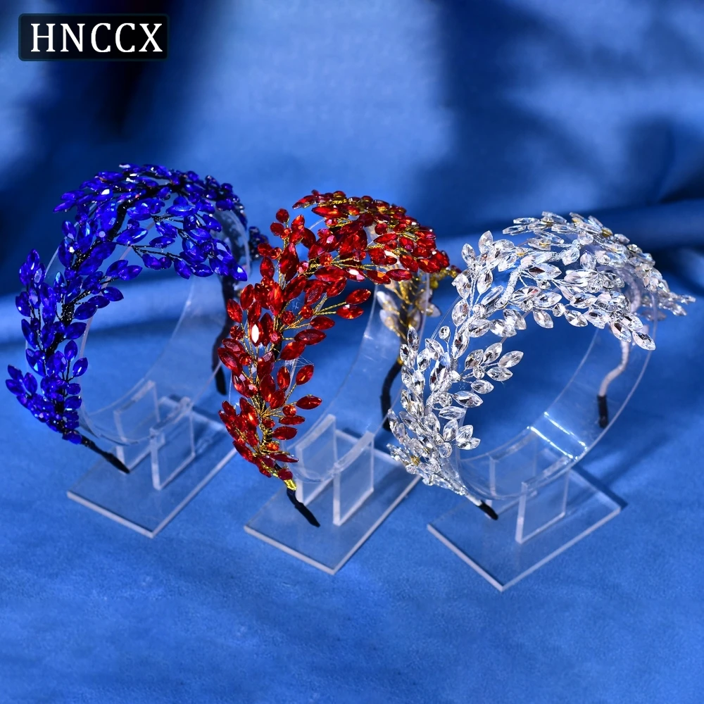 

HNCCX свадебная роскошная повязка на голову со стразами, женские свадебные аксессуары для волос, обруч для волос для танцевальной вечеринки, головной убор невесты CP868