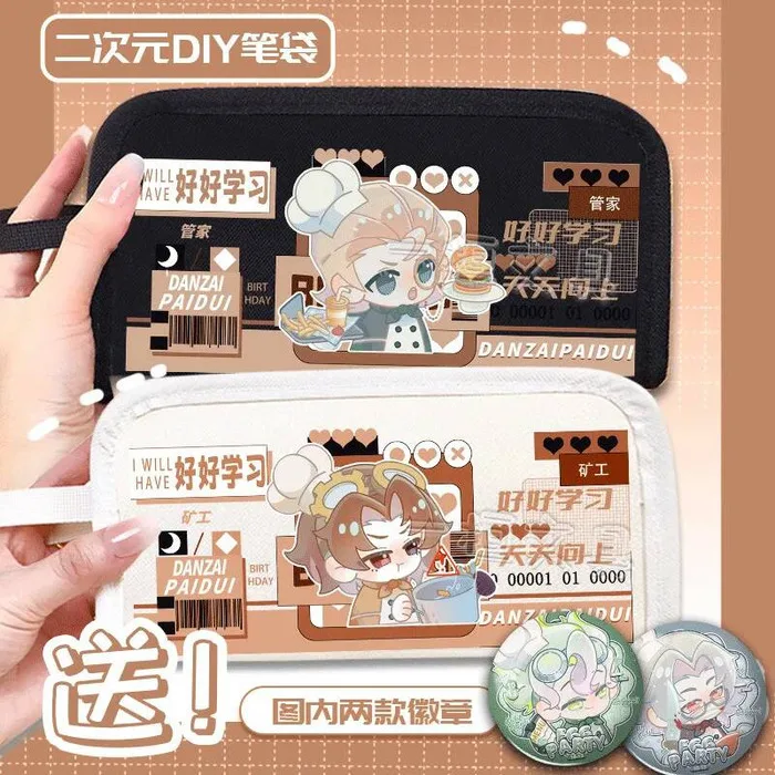 

Дворецкий Miner Doctor Eggman Party Escape Horror Night Merchandise Высококачественный пенал для хранения канцелярских принадлежностей Сумка для ручек Аниме ИГРА