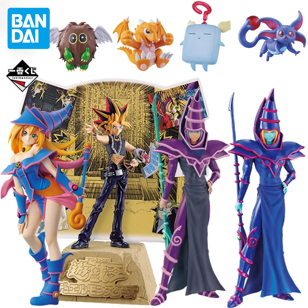 Oryginał w magazynie Bandai Ichiban Kuji Seto Kaiba Dark Magician Dark Magician Girl Figurka Anime Yu-Gi-Oh! Model oryginalnej zabawki w pudełku