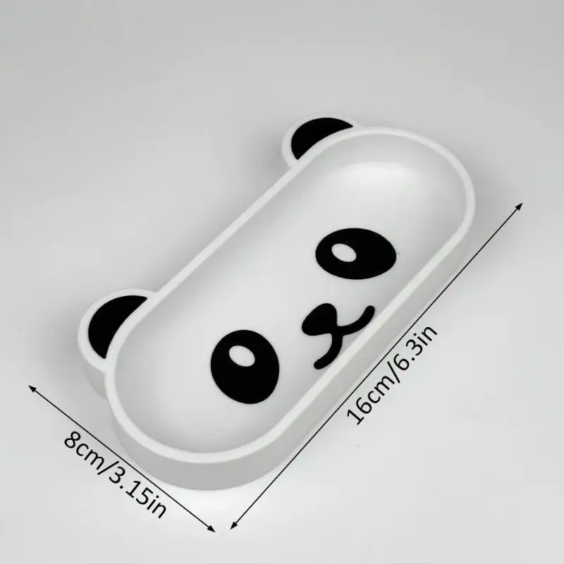 Niedlicher Panda-Katzen-Brillenständer | Kreativer Halter und Dekor für Brillenträger, leicht zu reinigendes Schreibtisch-Accessoire – Detail 1