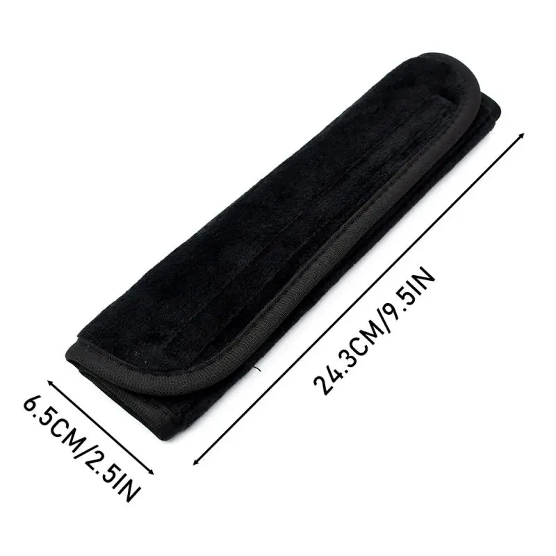 2Pcs/set Car Seat Belt Safety Belt Shoulder Cover Soft Breathable Plush Protection Seat Belt Padding Pad Interior Accessories