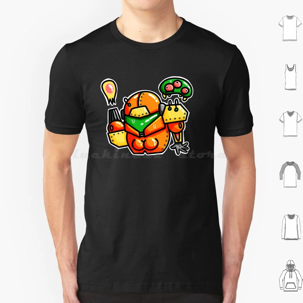 Samus Metroid Derp T Shirt Big Size 100% Cotton Video Games Classic Samus Zero Suit Retro Prime Smash Bros Hauserhand Hauser