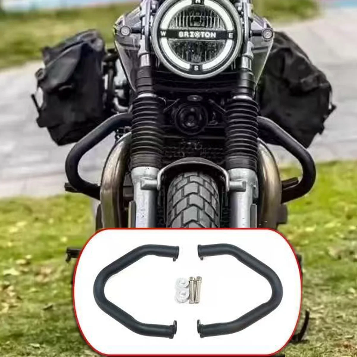 

For Gaokin GK1200 Motorcycle Engine Guard Crash Bars Frame Protection