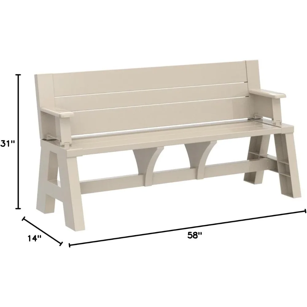 Tan Convert A Bench, Approximate Size: Table 27