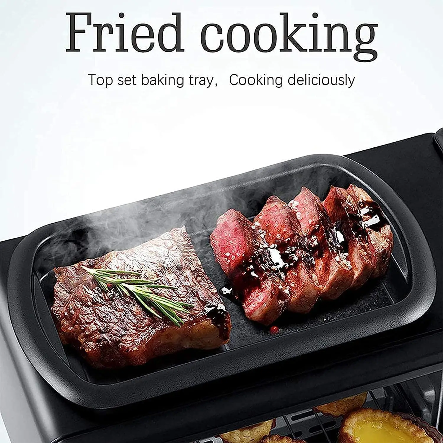 محطة الإفطار 3 في 1، تتضمن ماكينة صنع القهوة، وشواية غير لاصقة، وفرن محمصة 4 شرائح، وصانع الإفطار متعدد الاستخدامات لـ Apar