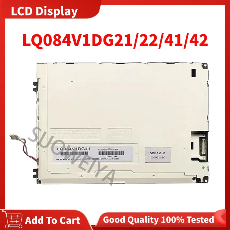 100% Original Brand Tested 8.4 Inch 640×480 LQ084V1DG21 LQ084V1DG22 LQ084V1DG41 LQ084V1DG42 LCD Display Full Tested Free Ship