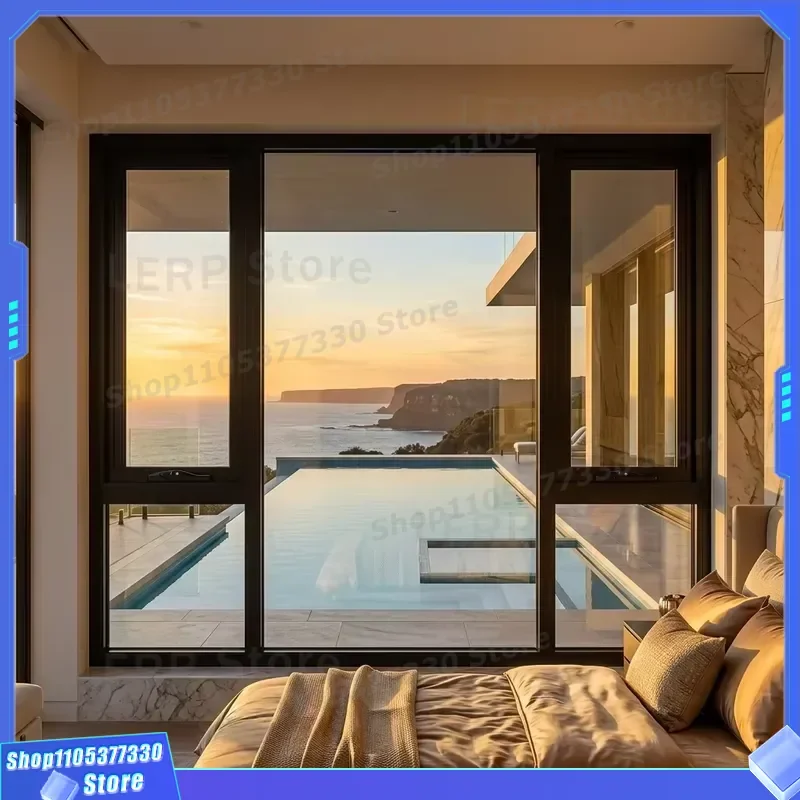 AS2047 Australian Standard AS1288 Double Glazed Window with Insect Screen Sunshade Custom Size Color Insulated Glass Unit for