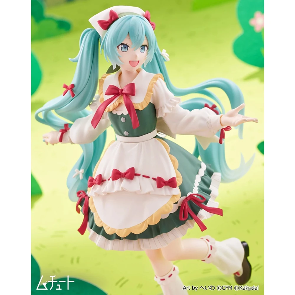 オリジナル-furyu-ムチュテ初音ミク-牧歌的なスタイル-アニメアクションフィギュアかわいい人形装飾グッズかわいいおもちゃフィギュア
