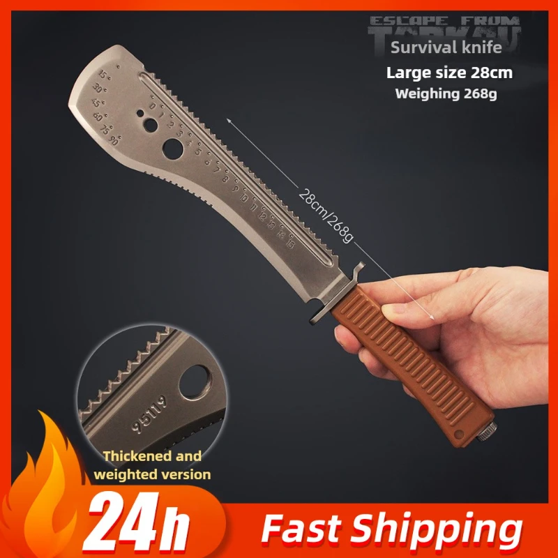 

Escape from Tarkov Peripherals Survival Knife Melee Games Toy Knives Training Props Metal Models Tabletop Ornaments Gamer Gifts