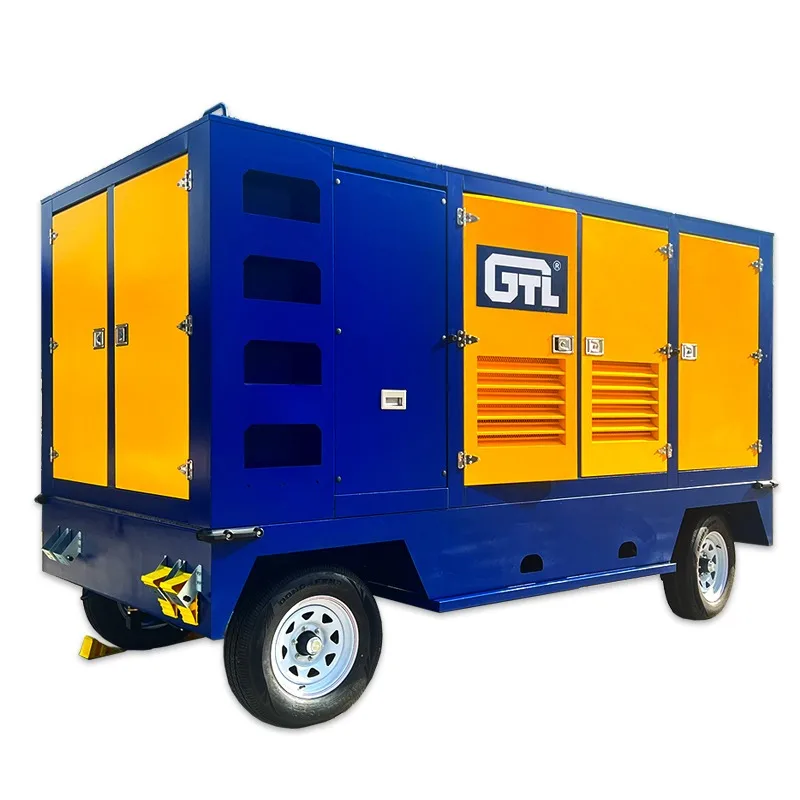 Gtl Power 55cfm to 1600cfm Diesel Screw Portable Air Compressor