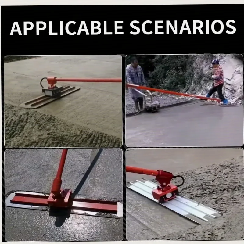 Lithium-Ion Concrete Paver: Remote Control, Vibrating Finishing, Aluminum-Magnesium Alloy Finishing Blade, Slurry Lifting/Leveli