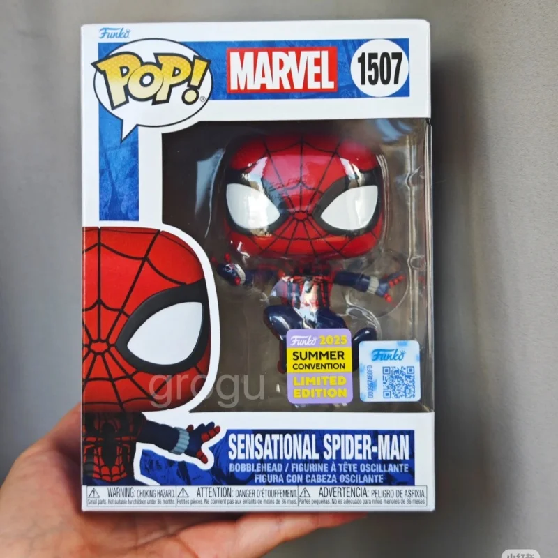 Anime Marvel SpiderMan Figurine Model Funko Pop Q Version Decor Ornament Statue Dolls Collect Souvenirs Limited Toys Kid Gift - Image 3