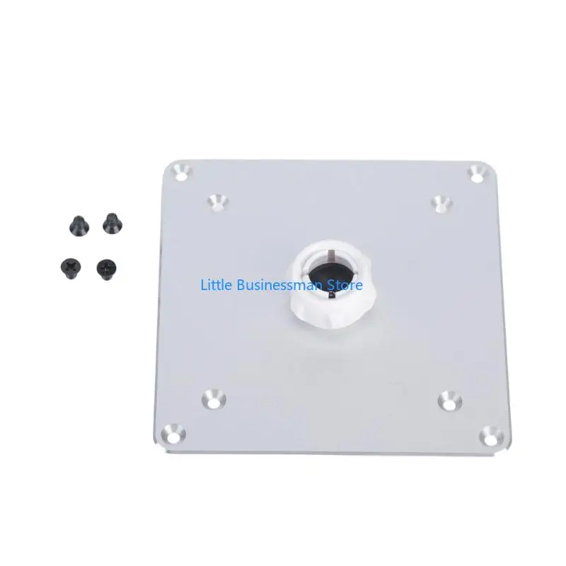 Portable Monitor Mount Plate VESA 75X75 100X100 Aluminum Ball Receiver for Desk M76A