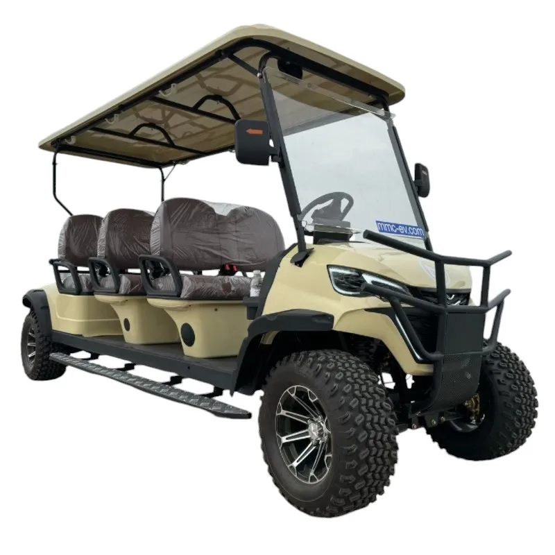 Factory CE new export electric cart 4+2 Seat Electric off-Road Vehicle Four-Wheel-Drive Golf Cart